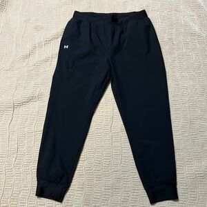 Under Armour Women’s Black Joggers, size large.